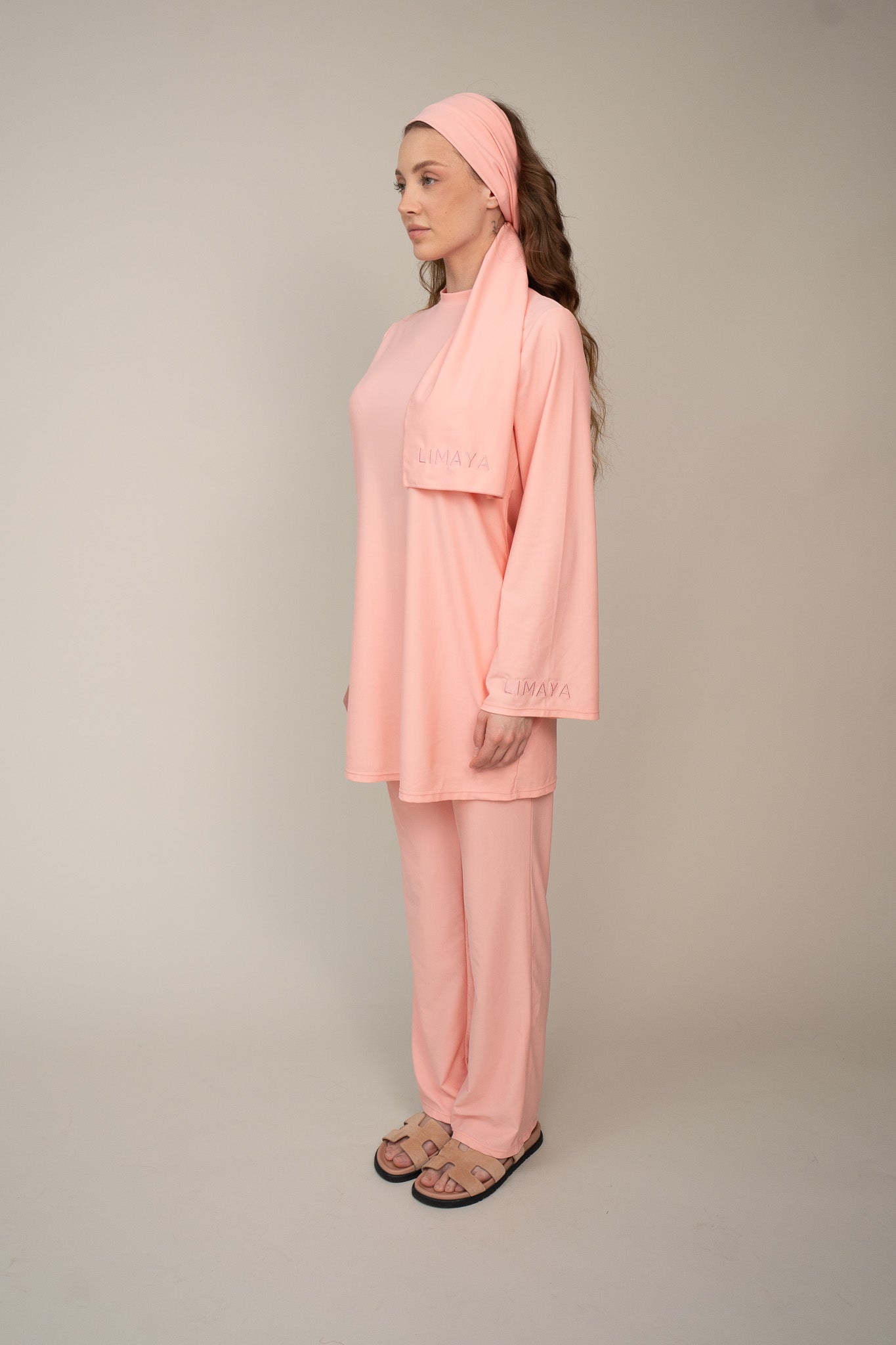 The LIMAYA Burkini - Peach Pink
