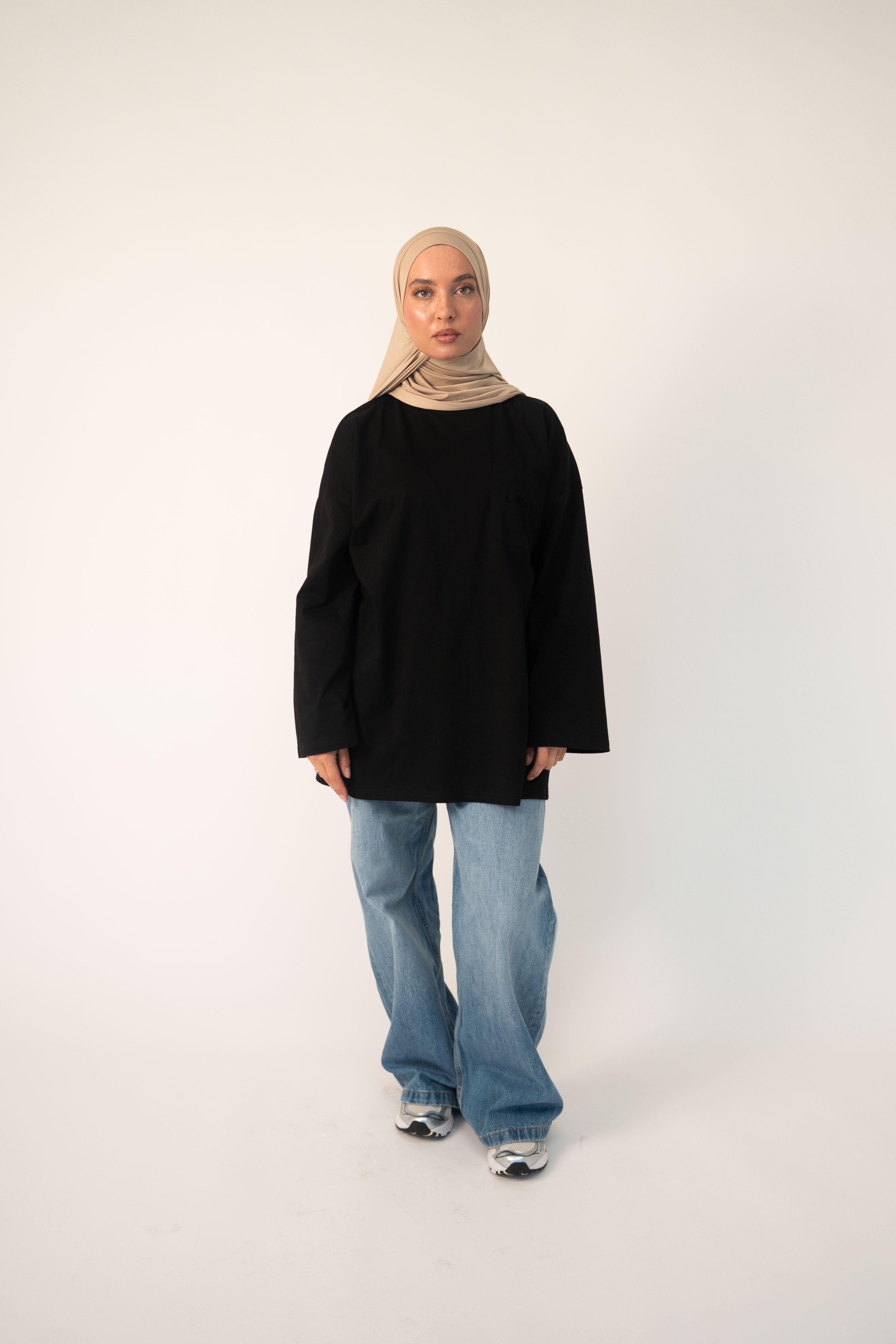 Long Sleeve Top - Black