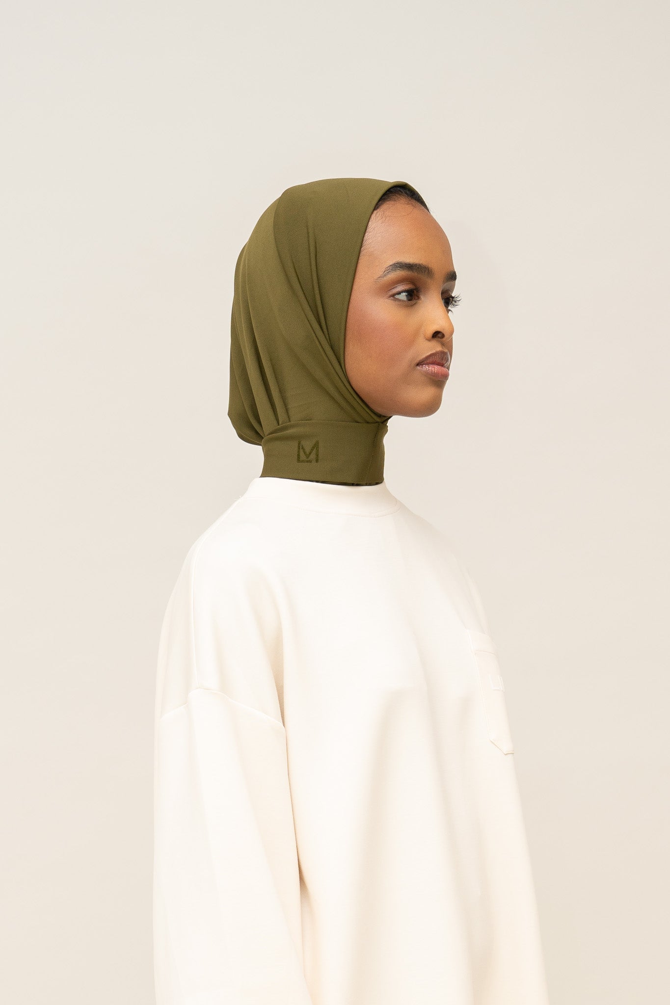 Instant Premium Hijab - Dusty Olive