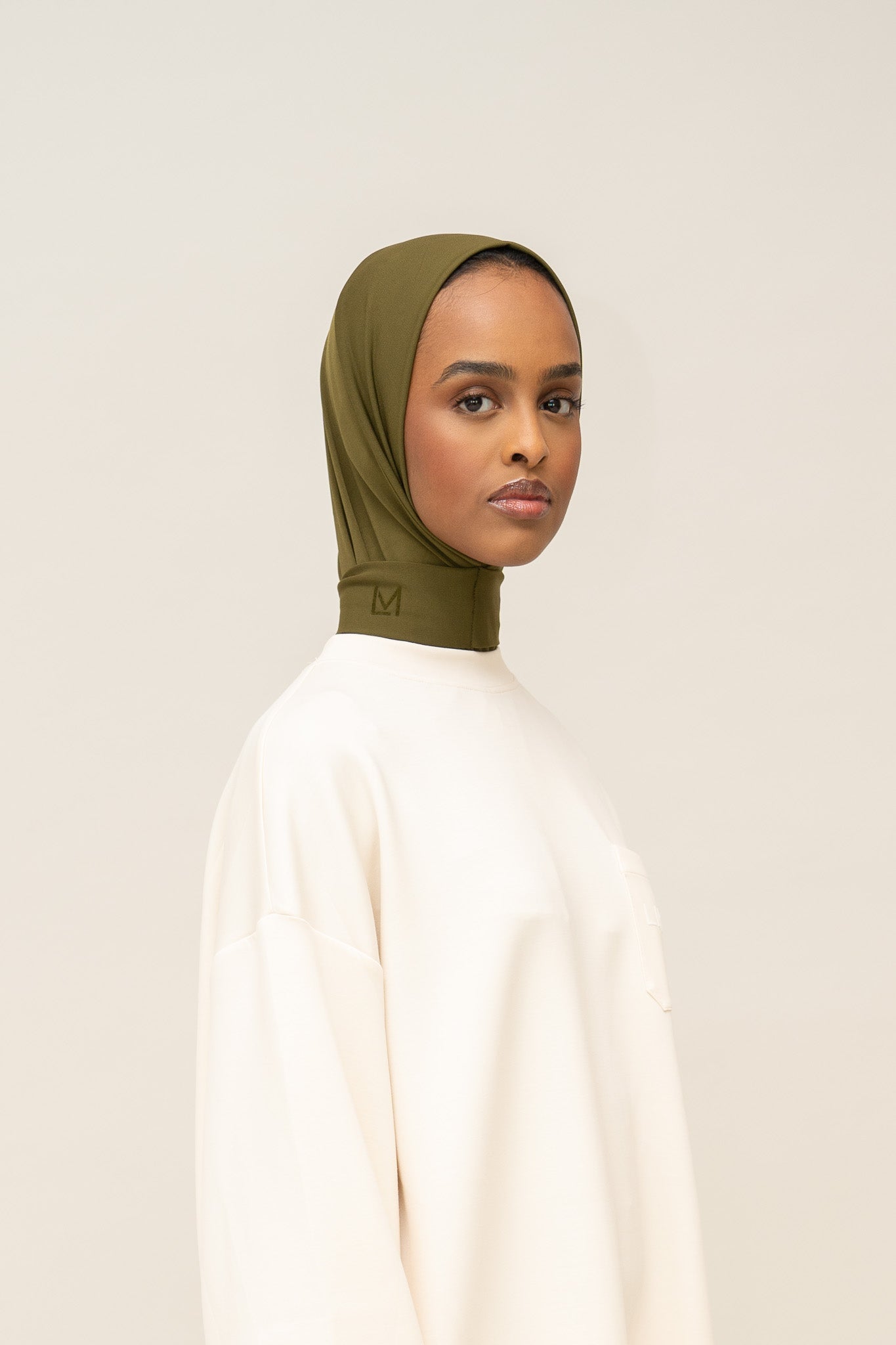 Instant Premium Hijab - Dusty Olive