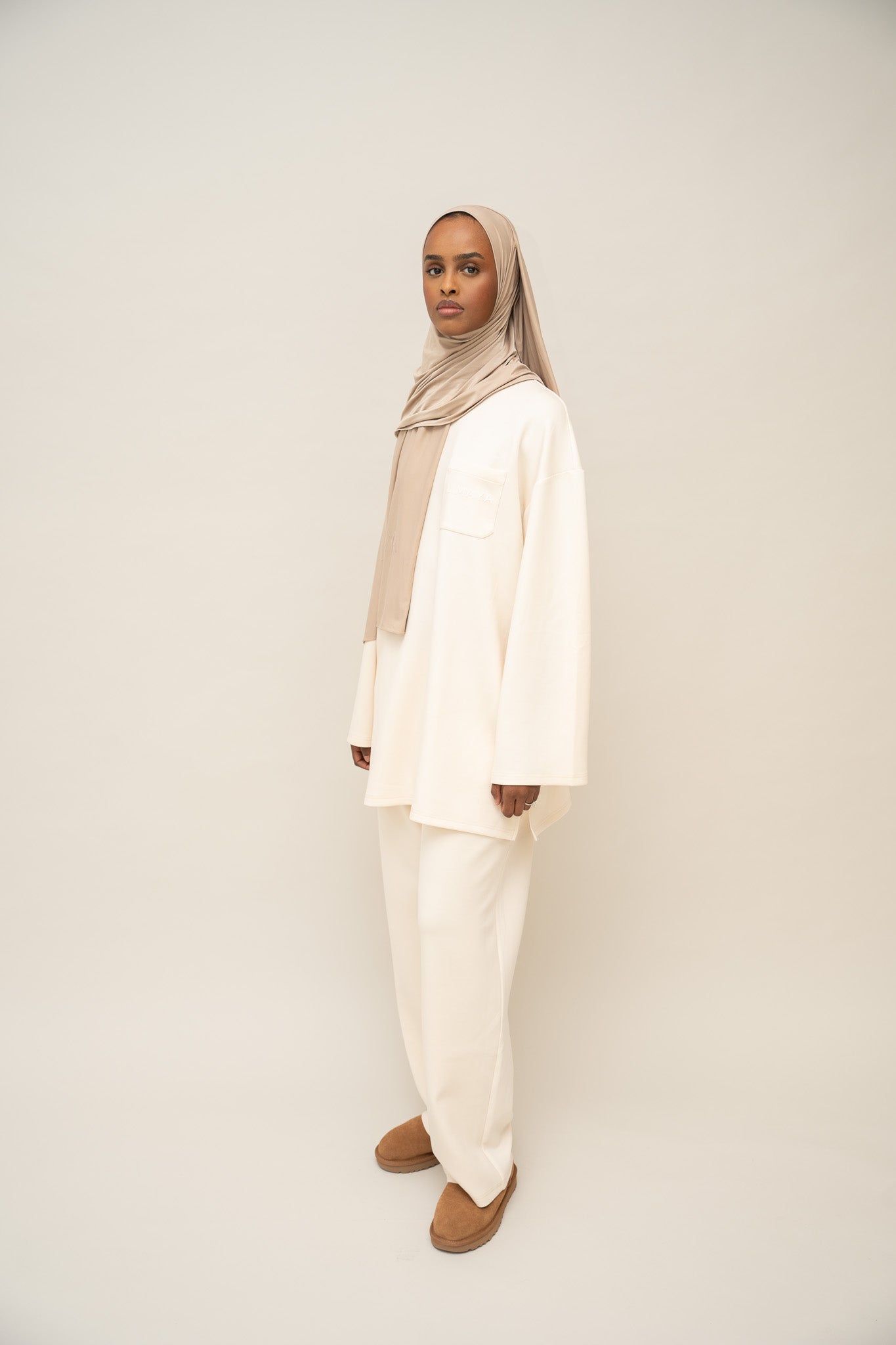 Tencel Set - Cream White