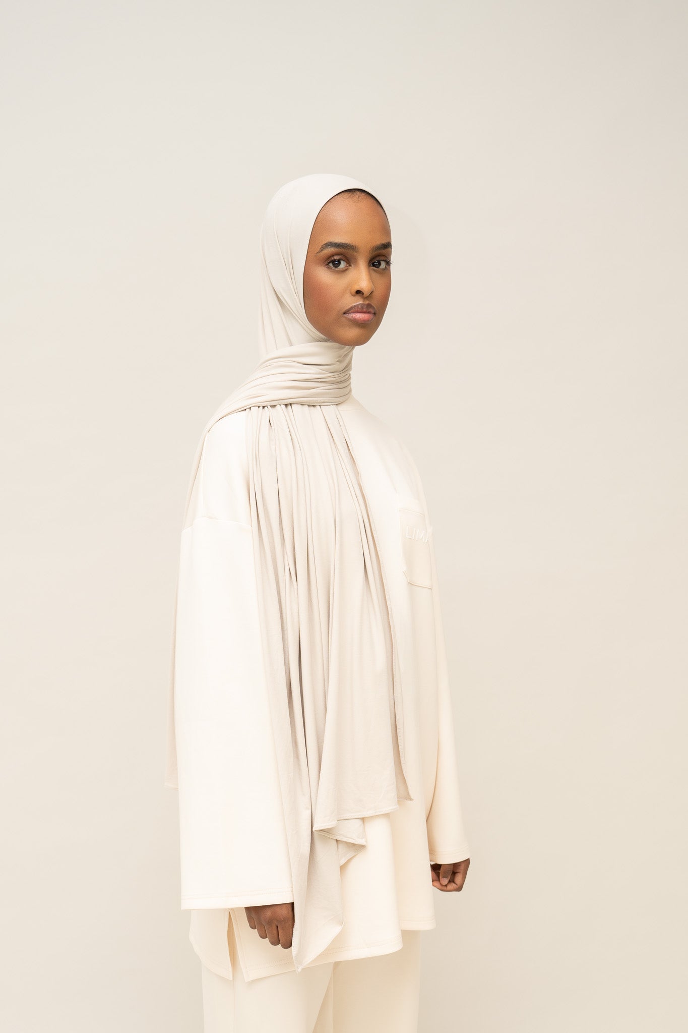 Airy Jersey Scarf - Sand Stone