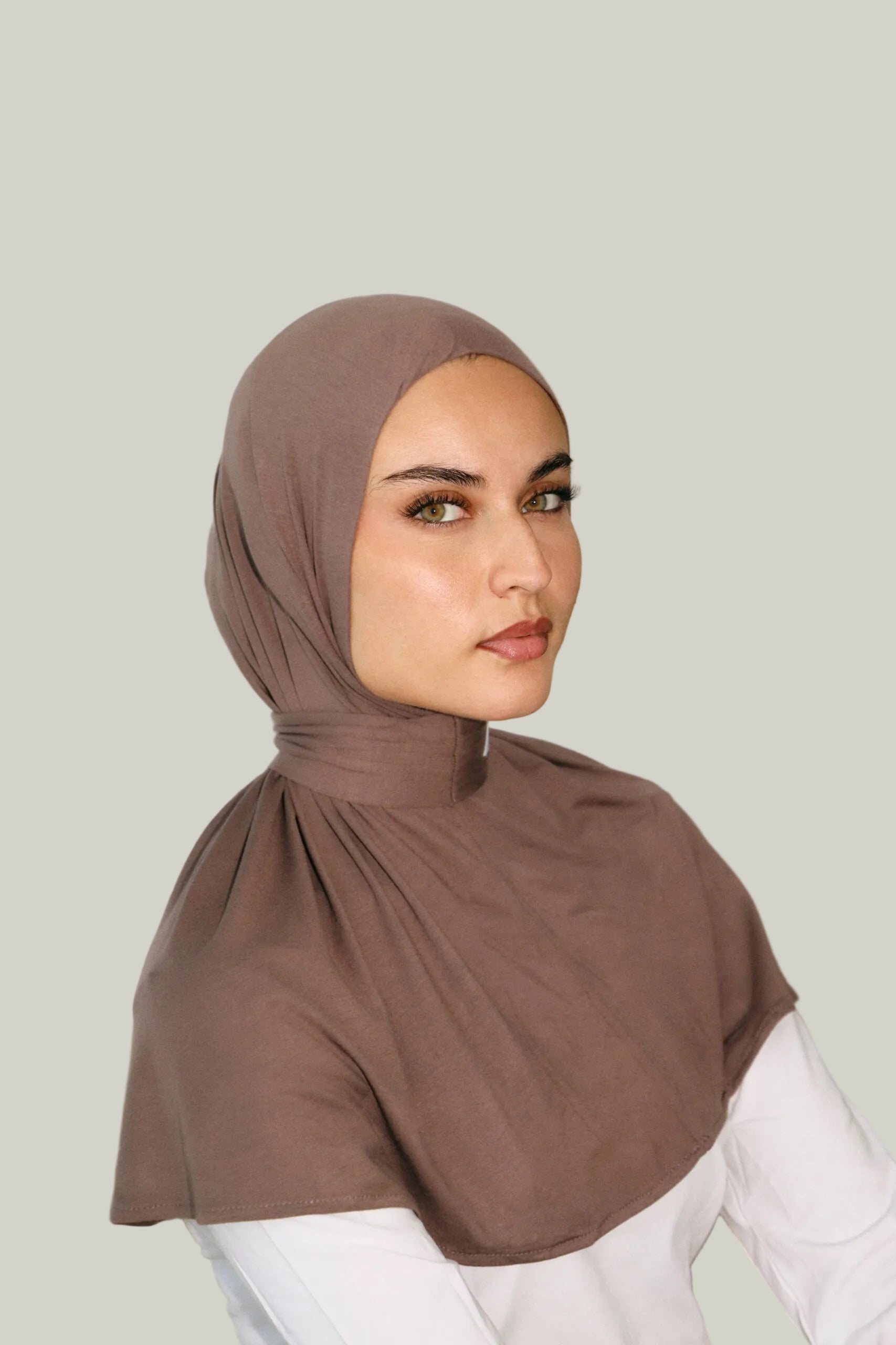 Instant Bamboo Scarf – Dark Mocha image 1