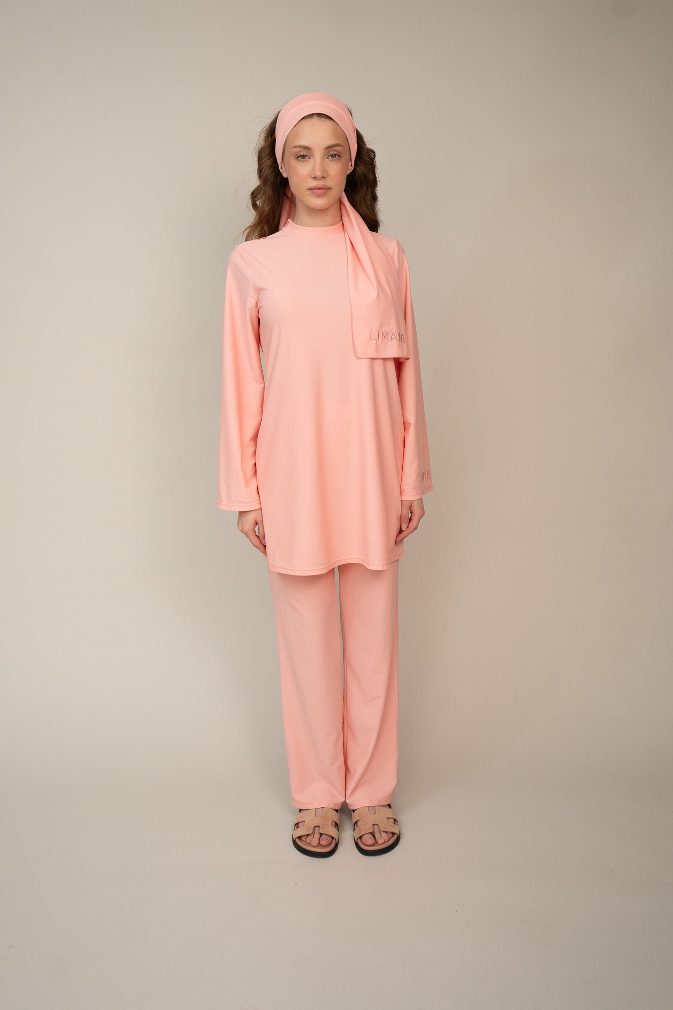 The LIMAYA Burkini - Peach Pink