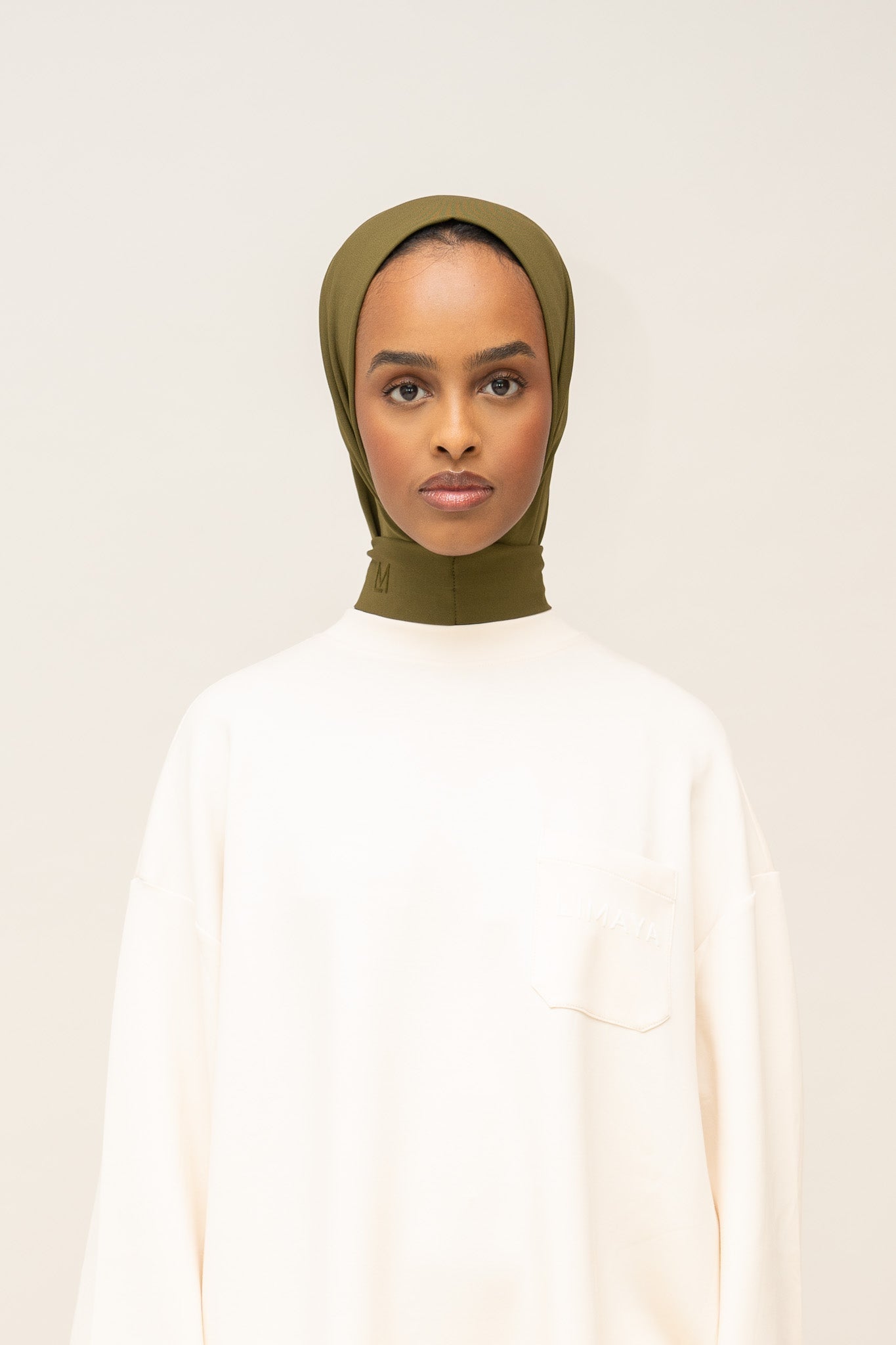 Instant Premium Hijab - Dusty Olive