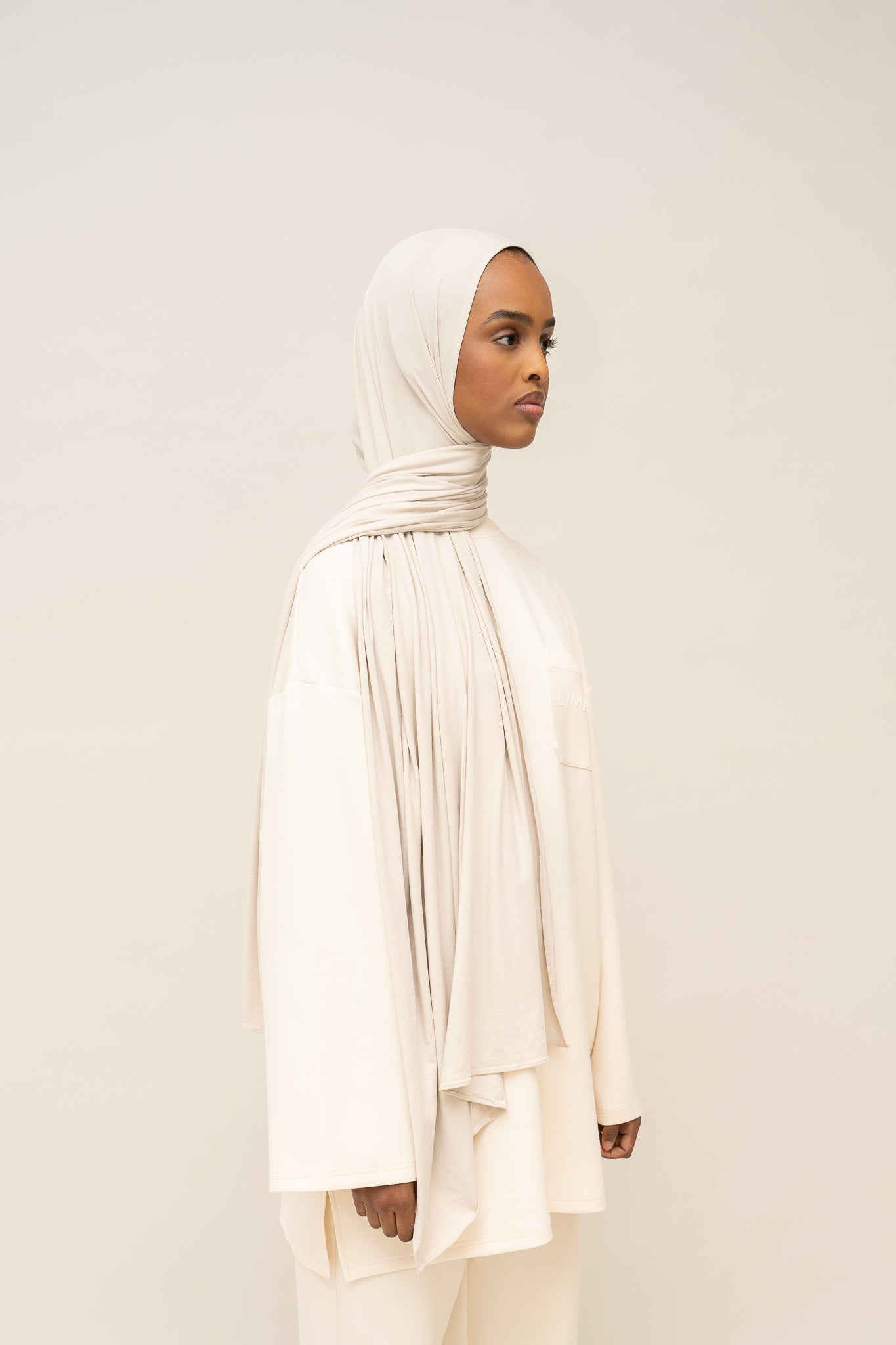 Airy Jersey Scarf - Sand Stone