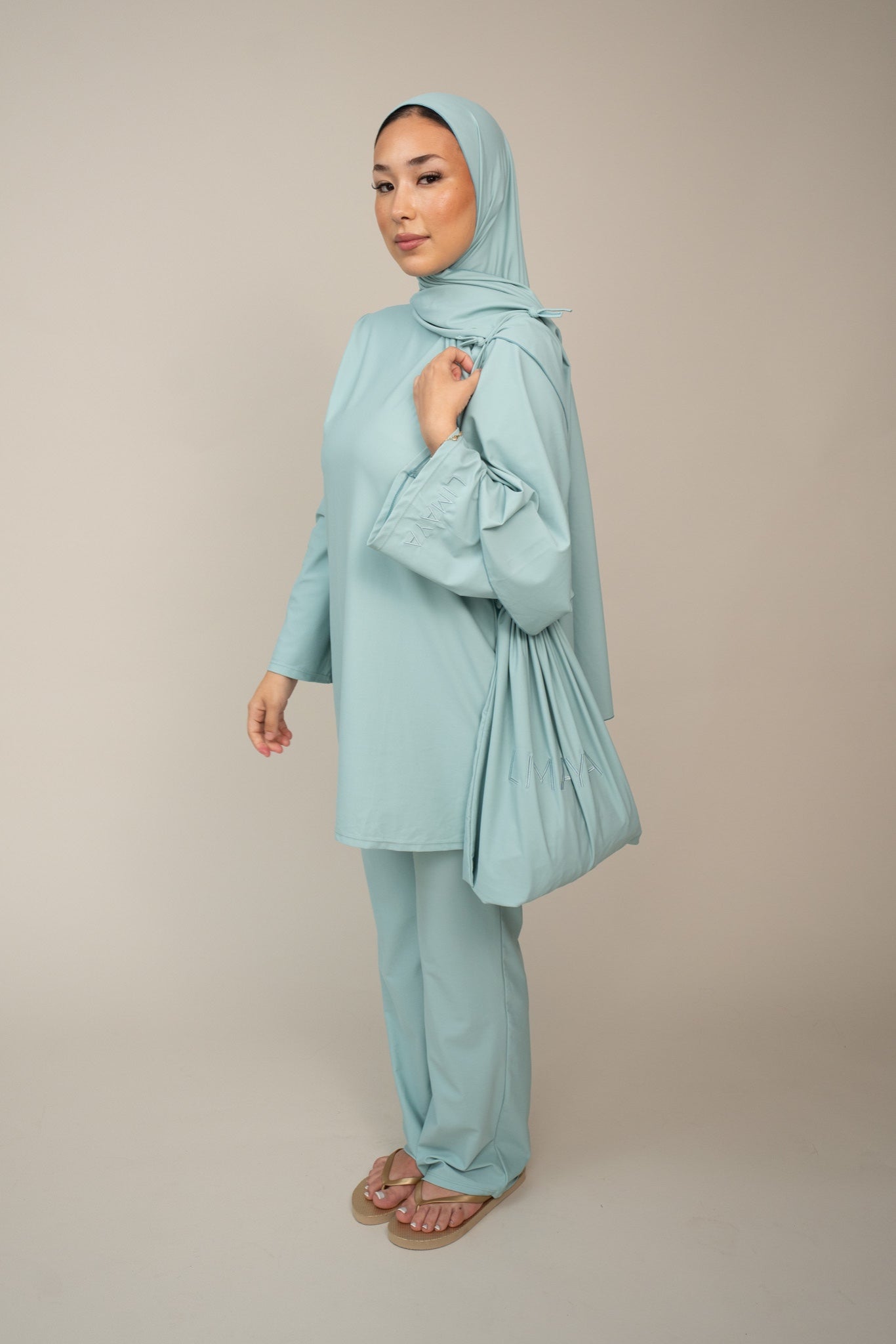 The LIMAYA Burkini
- Ocean blue