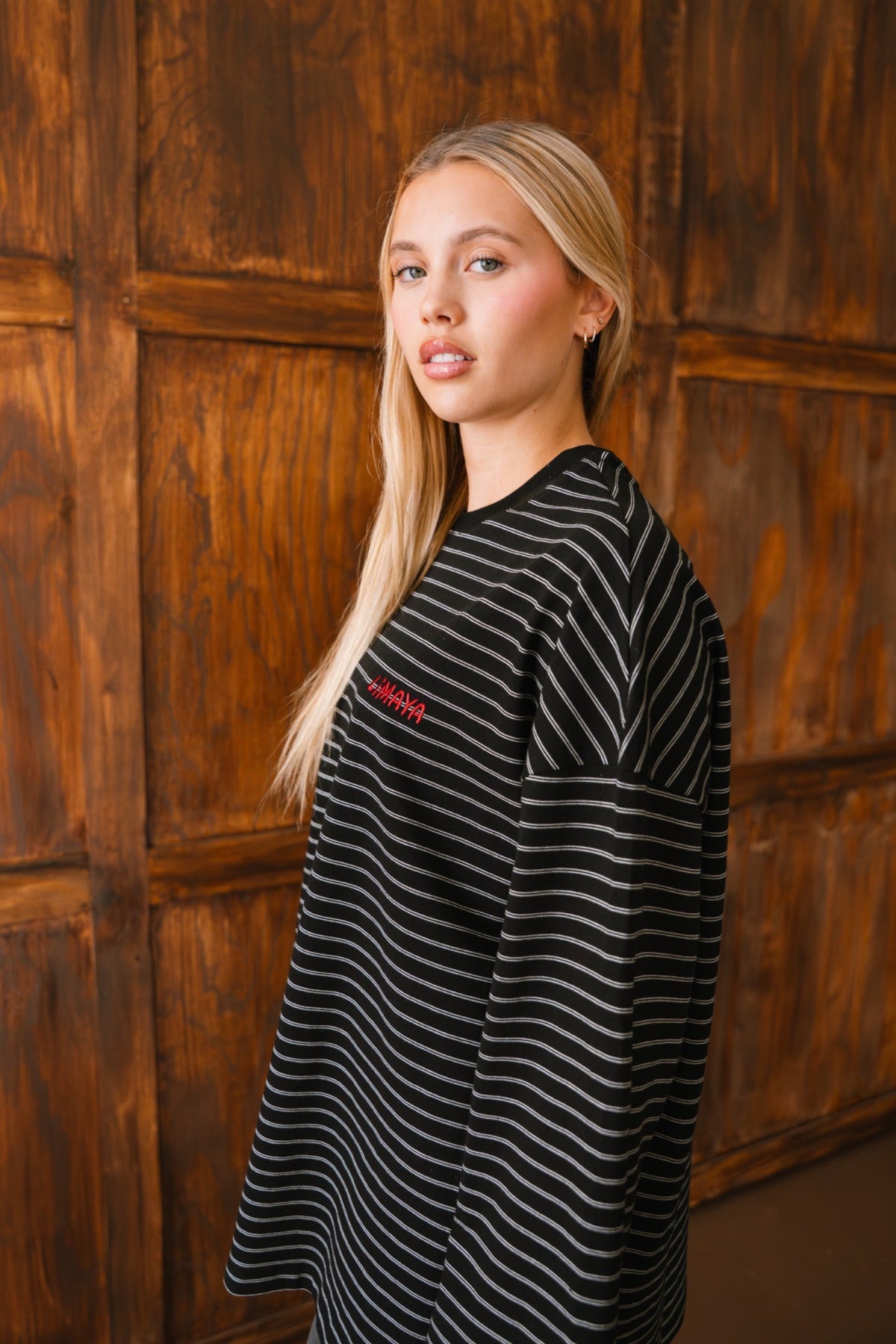 Striped Long Sleeve - Black / Off-White