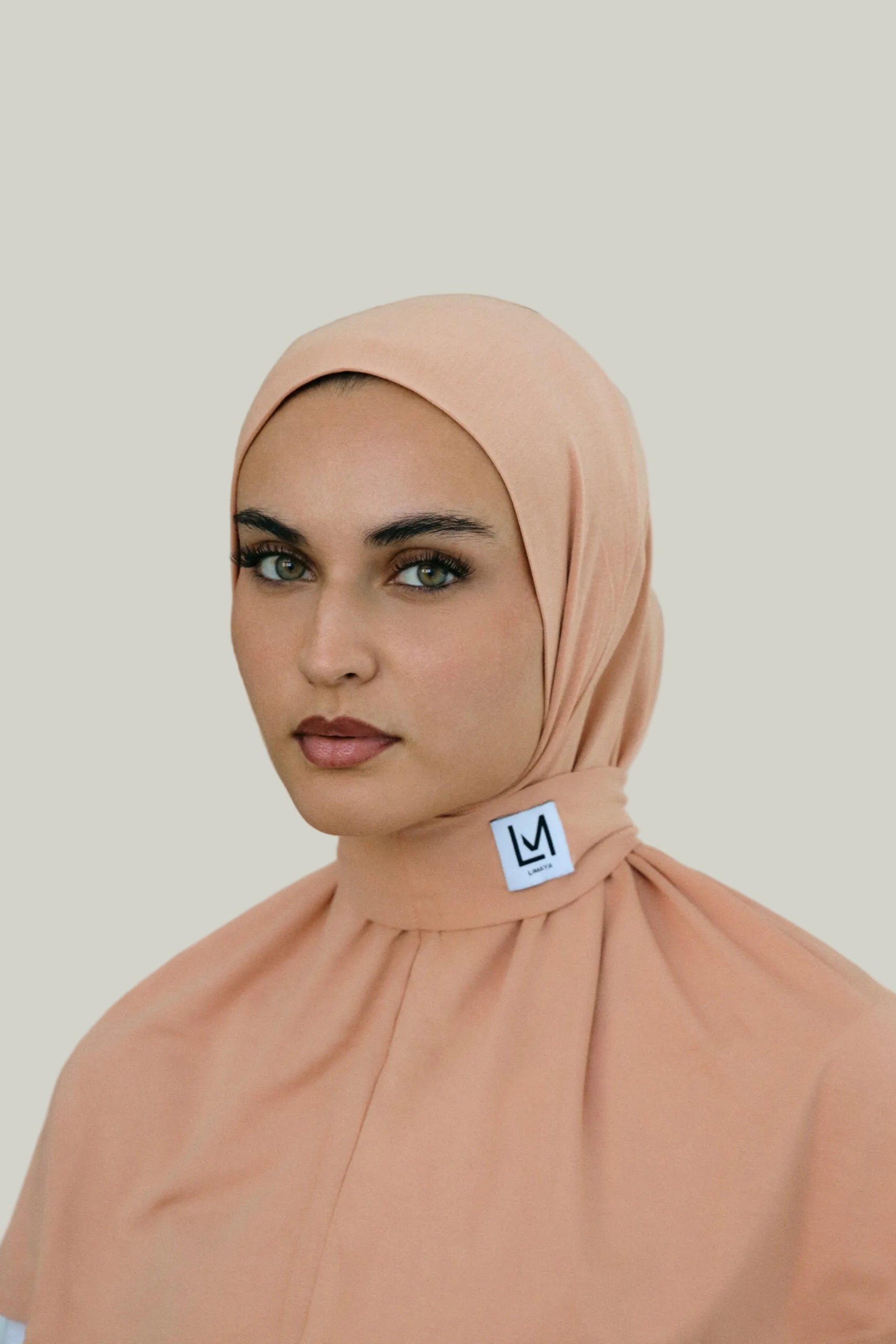 Instant Bamboo Scarf – Dusty Peach image 1